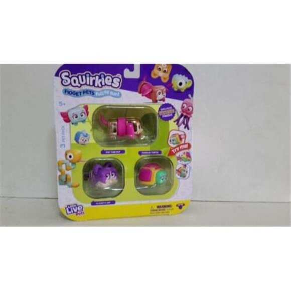 Little Live Pets SQUIRKIES Pop Tune Pup Clickety Cat Toggles Turtle Fidge Fun - Picture 4 of 6